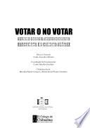 Votar o no votar
