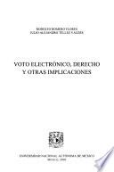 Voto electrónico, derecho y otras implicaciones