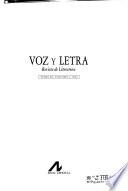 Voz y letra