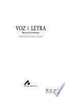Voz y letra