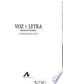 Voz y letra