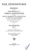 War Expenditures