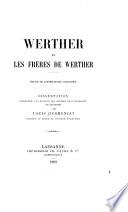 Werther et les frères de Werther