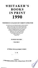 Whitaker's Books in Print
