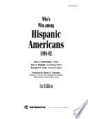 Who's who Among Hispanic Americans, 1991-92