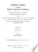 Who's who Among North American Authors