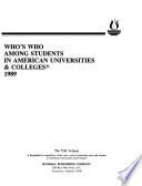 Who's who Among Students in American Universities and Colleges