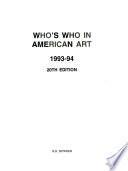 Who's Who in American Art