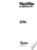 Who's who in American Law