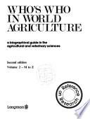 Who's who in World Agriculture