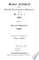 Wiener-Moden-Zeitung und Zeitschrift für Kunst schöne Literatur und Theater