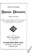 Williams' Dayton Directory for ..