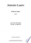 Works for guitar: Seis por derecho ; Pasaje aragüeño