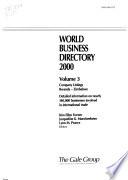 World Business Directory 2000