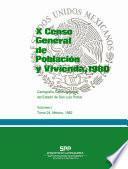 X Censo General de Población y Vivienda, 1980. Cartografía geoestadística del estado de San Luis Potosí. Volumen I, tomo 24