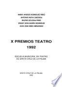 X premios teatro