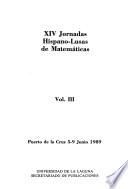 XIV Jornadas Hispano-Lusas de Matemáticas