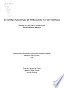 XV censo nacional de población y IV de vivienda--Colombia: Metodología
