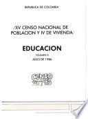XV censo nacional de población y IV de vivienda: Educación
