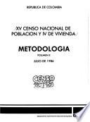 XV censo nacional de población y IV de vivienda: Metodología