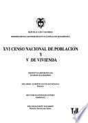 XVI censo nacional de población y V de vivienda: Boyacá