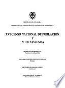 XVI censo nacional de población y V de vivienda: Huila