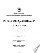 XVI censo nacional de población y V de vivienda: Norte de Santander