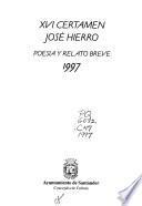 XVI certamen José Hierro