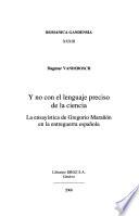 Y no con el lenguaje preciso de la ciencia