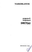 Yugoslav Export and Import Directory