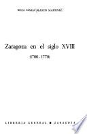 Zaragoza en el siglo XVIII